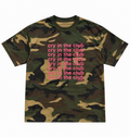 Cry in the Club Tee — Pink Camo (Repeating)